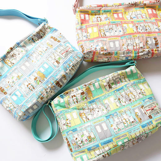 HUGOJIRO中号斜挎包POPOLO电车猫猫 商品图0