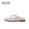 西村名物2020秋季新款时尚休闲简约平底方头乐福鞋X20CH30151 商品缩略图4