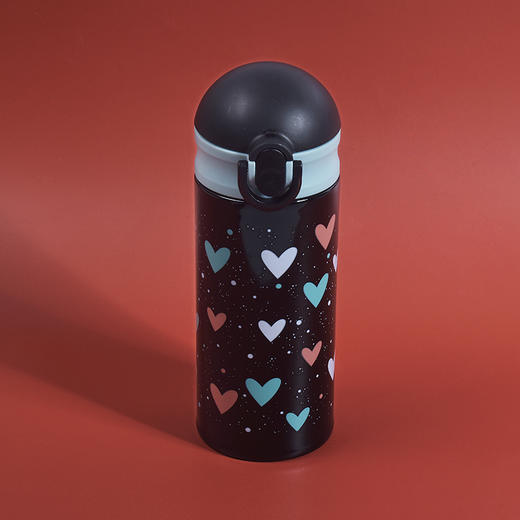 弹盖保温杯350ML女学生可爱韩版小巧便携呆萌少女心女士水杯ins防漏杯子JJ20919 商品图2