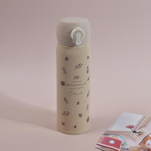 【500ml大容量】小清新ins文艺羽毛保温杯弹跳盖韩版男女学生水瓶网红304不锈钢保温杯JJ20918 商品图2