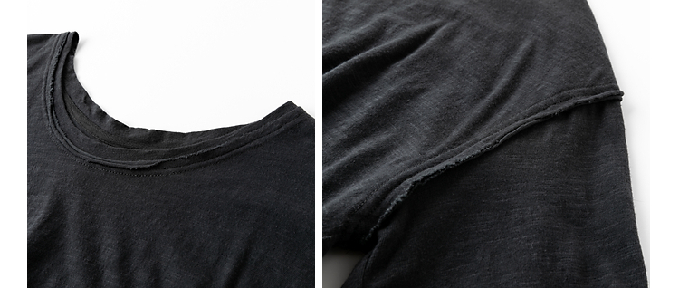 软软t奶香style夏水洗t恤宽松复古色短袖115025