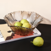 【果盘】*花瓣创意水晶果盘现代简约客厅家用茶几大号个性玻璃水果盘零食碟 商品缩略图2