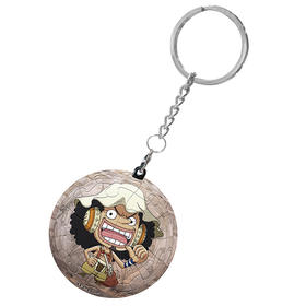 【折扣商品 不退不换】24片 钥匙扣拼图 塑料拼图A3157 ONE PIECE-撒谎布