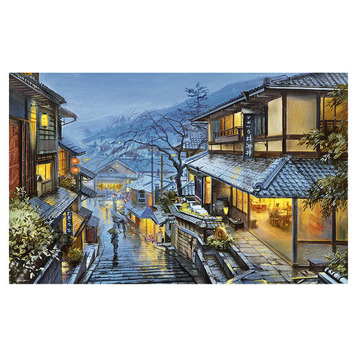 4000片 平面拼图 塑料拼图 H2041 Evgeny Lushpin-漫步雨中古都 商品图0