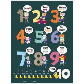 【折扣商品 不退不换】儿童拼图48片 T1025 一起来数数