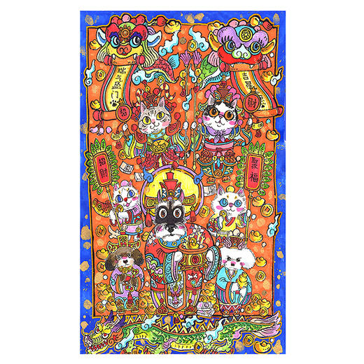 【折扣商品 不退不换】1000片 平面拼图 H2306 泡面-聚福神官 商品图0