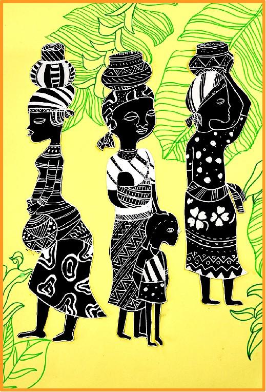 《非洲妇女》【自动发货：下单后，点击手机短信中收到的链接，即可获取文件下载的链接；如有任何问题，可添加客服微信hm33268获得帮助】
 商品图0