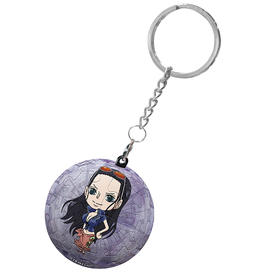 【折扣商品 不退不换】24片 钥匙扣拼图 塑料拼图A3161 ONE PIECE-罗宾