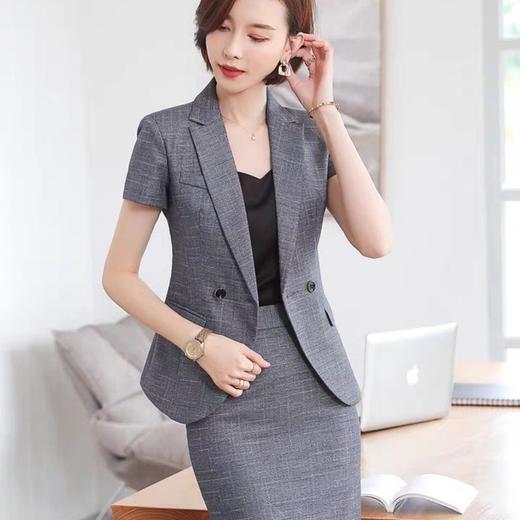 XP-GS1535高端职业装套装夏季酒店前台经理制服工装西装 商品图1