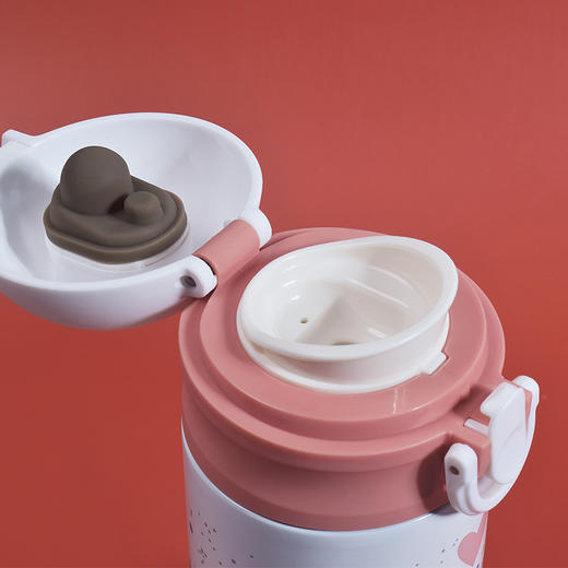 弹盖保温杯350ML女学生可爱韩版小巧便携呆萌少女心女士水杯ins防漏杯子JJ20919 商品图5