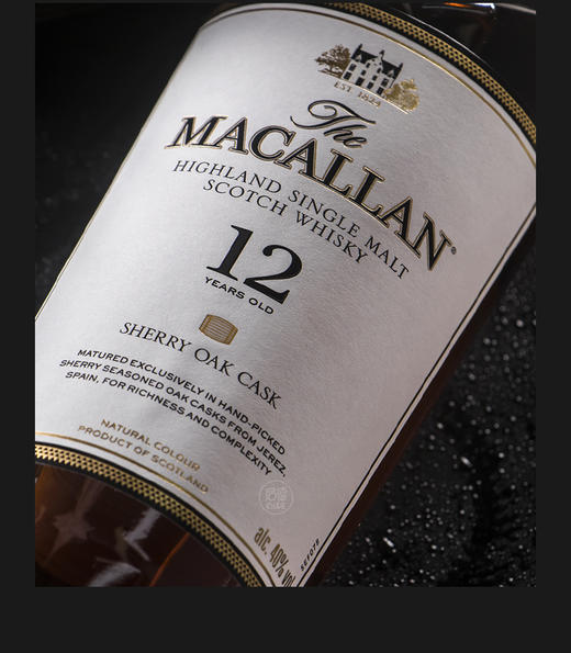 macallan麦卡伦12年雪莉单桶苏格兰单一麦芽威士忌700ml