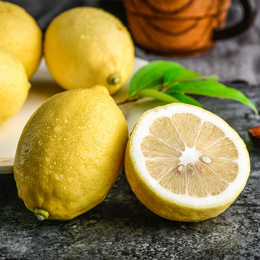 安岳黄柠檬 水果中的维C仓库 鲜美味浓 果味酸爽 皮薄多汁 商品图6