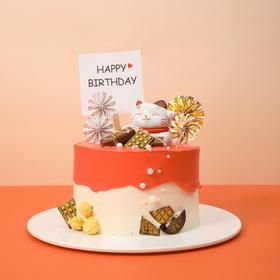 招财猫  一鲜奶动物奶油蛋糕