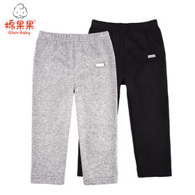 棉果果秋季女童不倒绒打底裤M322206220549
