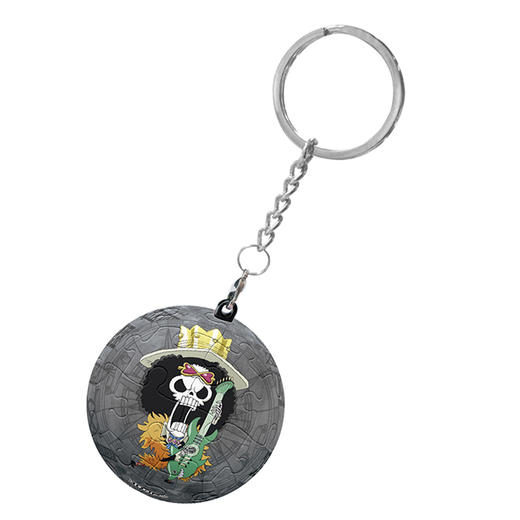 【折扣商品 不退不换】24片 钥匙扣拼图 塑料拼图A3158 ONE PIECE-布鲁克 商品图0