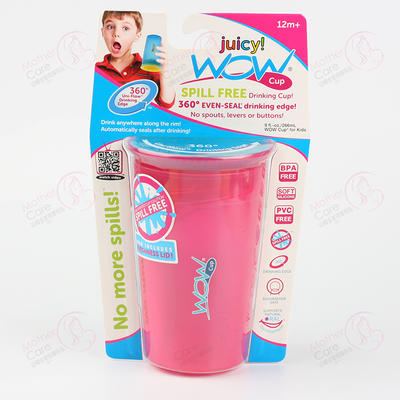 【买一赠一】安思培WOW360°儿童饮水杯 266ml（留言标注赠送颜色） 商品图0