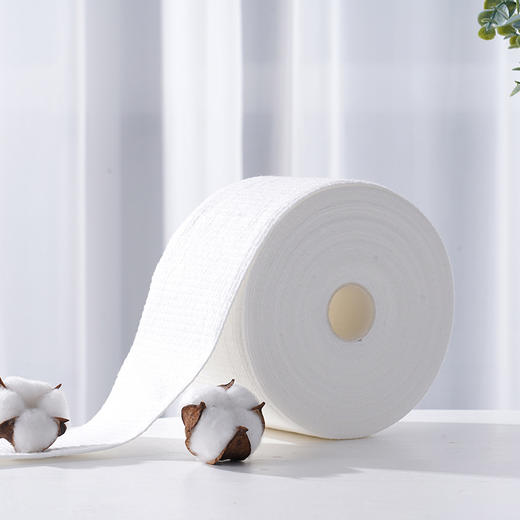 尔木萄洁面巾 AMRTALS/amrtals 一次性纯棉加厚大卷家用卷筒式棉柔巾洗脸巾 70抽 商品图3