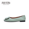 西村名物2020秋季新款复古优雅舒适净版方头芭蕾舞鞋X20CE30321 商品缩略图4