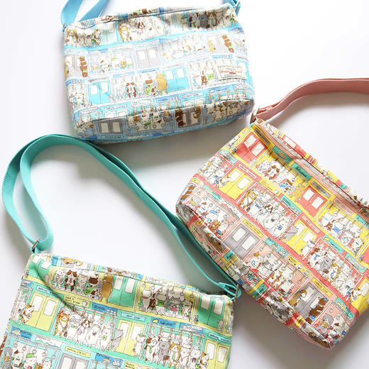 HUGOJIRO中号斜挎包POPOLO电车猫猫 商品图1