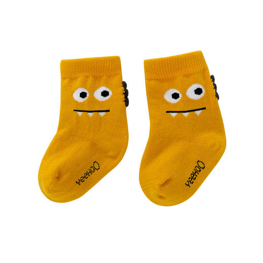 英氏儿童袜子男女宝可爱印花防滑透气儿童袜四季袜YIWCJ30018A01 商品图4