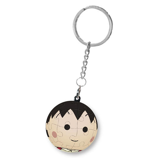 【折扣产品 不退换】24片 钥匙扣拼图 塑料拼图A3262 櫻桃小丸子-小丸子 商品图0