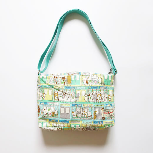 HUGOJIRO中号斜挎包POPOLO电车猫猫 商品图3