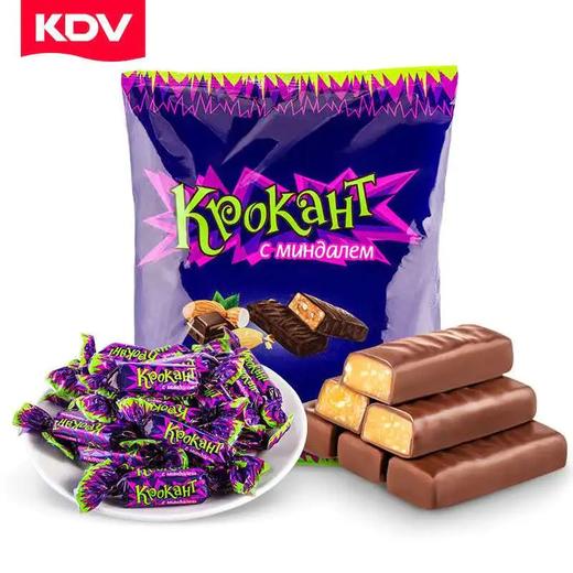 【江浙沪包邮】正品KDV俄罗斯巧克力紫皮糖18.9元/袋 70颗 商品图0