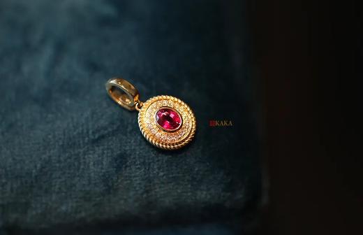 无烧鸽血红红宝石可打开挂坠 商品图2