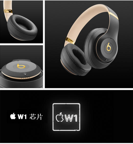 Beats Studio3 Wireless 录音师无线3 头戴式 蓝牙无线降噪耳机 游戏耳机 商品图4