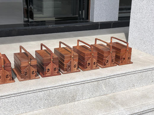 红桥红  家具严选  缅甸花梨（大果紫檀）  【手提篮】手提盒 商品图4