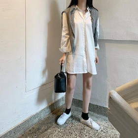 Wear loose shirts and long skirts 日常穿搭宽松衬衫长裙JPY带授权招加盟代理