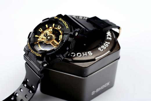 黑金，市面最强公司级卡西欧ga-110系列，拥有强大的抬手灯功能和防水功能，机芯原台湾代工厂，表带高级树脂制造. 商品图3