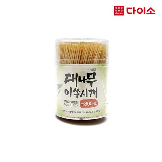 竹牙签（约800片）-72947 大创 Daiso Bamboo toothpicks颜色随机JPY带授权招加盟代理 商品图0