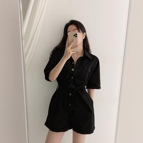 Belted jumpsuit Boyfit 腰带连身裤 ins潮流风酷女孩 忌平庸JPY带授权招加盟代理