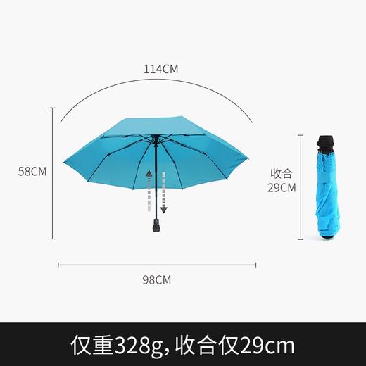玻纤自动折叠伞德国欧赛姆EUROSCHIRM风暴伞超轻晴雨两用3032 商品图1