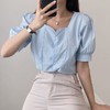 Own Heart Neck Blouse 心仪的衬衫4色 ins温柔姐姐风 上班族JPY带授权招加盟代理 商品缩略图0