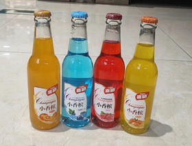 【5元4瓶】喜璐小香槟香橙+橘子+蓝莓+树莓味饮料330ml（7月份到期）