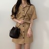 Trench coat chic shirt dress 风衣别致衬衫连衣裙 忌平庸JPY带授权招加盟代理 商品缩略图1