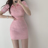 Summer knitted dress 夏季针织连衣裙套装ins性感搭配 忌平庸JPY带授权招加盟代理 商品缩略图3