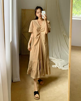 Atmosphere Good Mid-length 3-color dress 中长3色连衣裙忌平庸JPY带授权招加盟代理