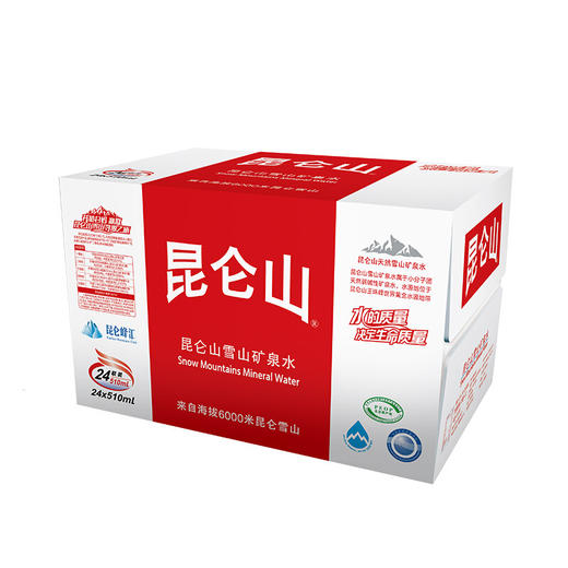 昆仑山 雪山矿泉水510ml*24 商品图1