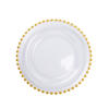 【水果盘】*水晶玻璃盘家用 创意金边珍珠盘水果盘西餐垫盘 欧式透明餐盘 商品缩略图2