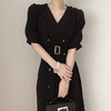 Puff sleeve jacket belt long shirt dress泡泡袖长衬衫裙忌平庸JPY带授权招加盟代理 商品缩略图1