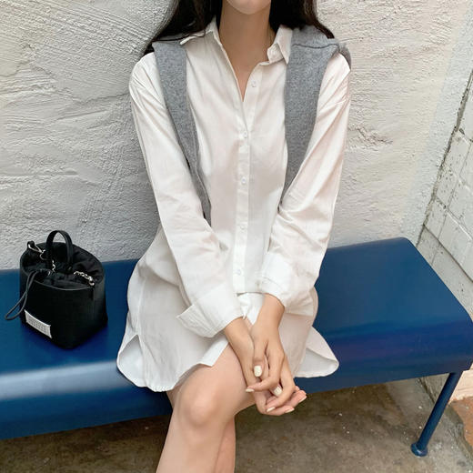 Wear loose shirts and long skirts 日常穿搭宽松衬衫长裙JPY带授权招加盟代理 商品图1