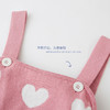 【100选10】哈米尼Hamini/爬服 女宝宝满印爱心提花全棉背带裙哈衣hcgx807 商品缩略图6