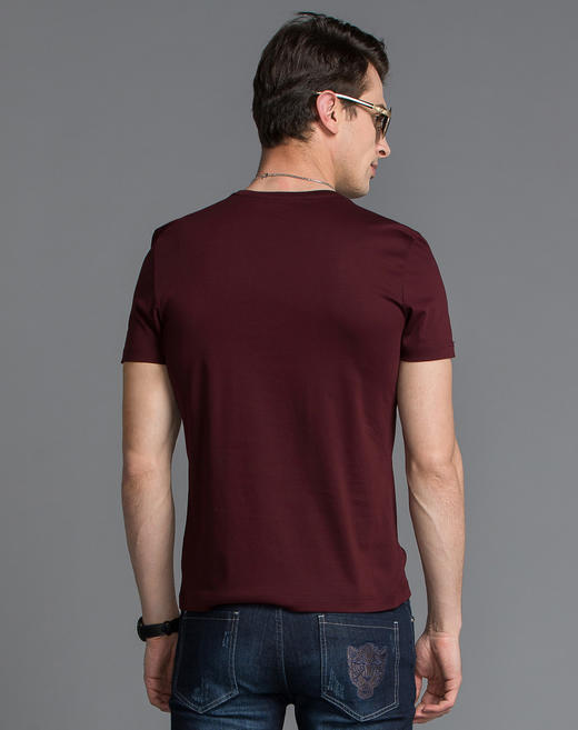 Marco Azzali 红色短袖T恤 T5060900 商品图1