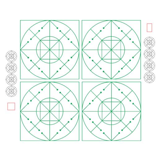 (特价)条幅、斗方乾坤格单字帖(多款含空白格字帖) 商品图1