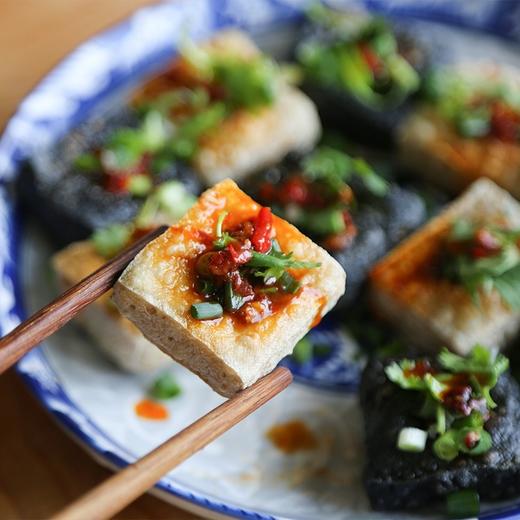 老长沙正宗臭豆腐鲜胚 20片/盒 净重约450g（收到冷藏保存） 商品图2