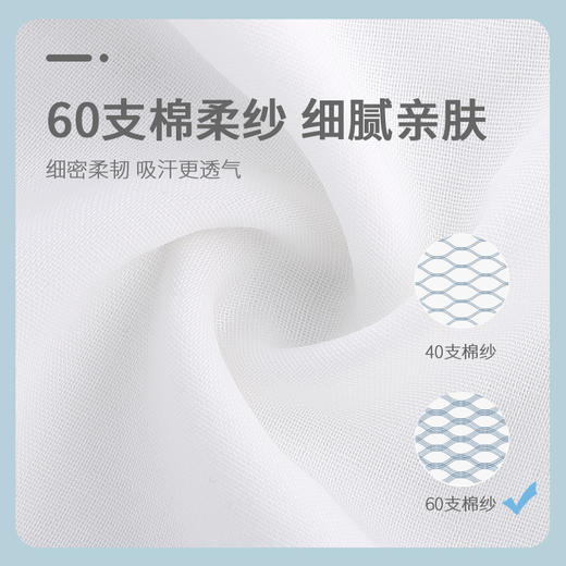 婴儿吸汗巾儿童纯棉隔汗巾4层2-4岁 一条装（颜色随机发货） 商品图3