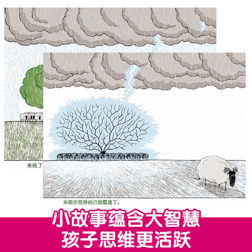 【丹妈读童书】倒霉羊系列哲理绘本（3册）-米歇尔，布丽奇，路路 商品图2
